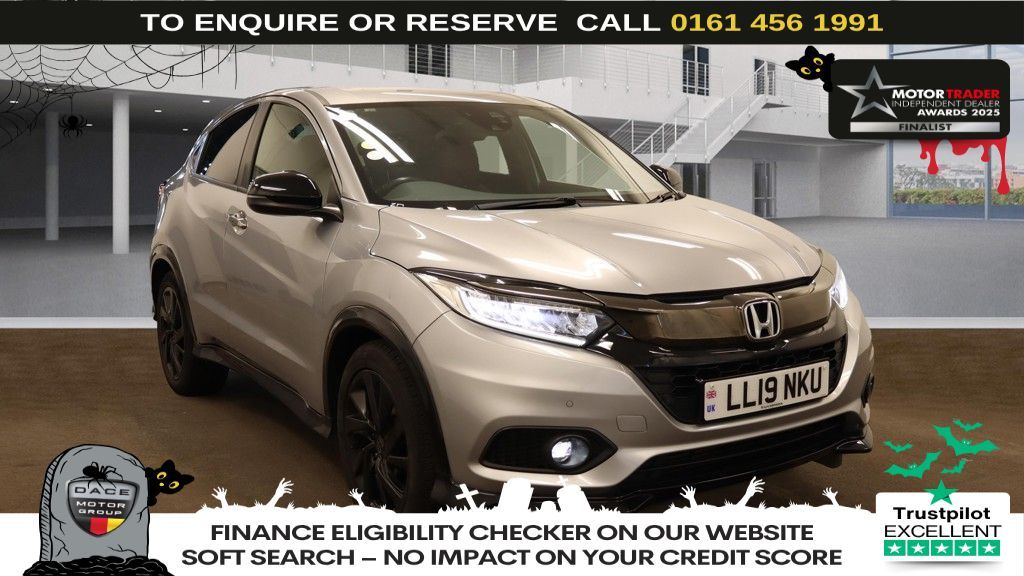 Used 2019 SILVER HONDA HR-V SUV 1.5 VTEC Turbo Sport SUV 5dr Petrol Manual Euro 6 (s/s) (182 ps) (reg. 2019-03-31) for sale in Wilmslow