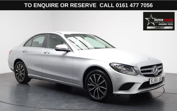Used 2019 SILVER MERCEDES-BENZ C-CLASS Saloon 1.5 C200 MHEV EQ Boost SE Saloon 4dr Petrol G-Tronic+ Euro 6 (s/s) (198 ps) (reg. 2019-01-11) for sale in Stockport