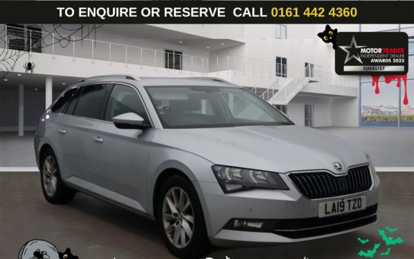 Used 2019 SILVER SKODA SUPERB Estate 2.0 TDI SE Technology Estate 5dr Diesel Manual Euro 6 (s/s) (150 ps) (reg. 2019-06-21) for sale in Altrincham