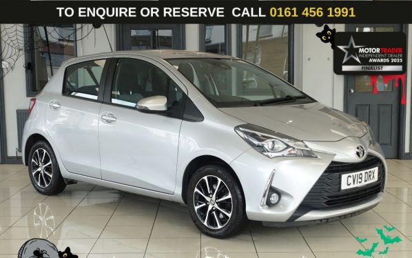 Used 2019 SILVER TOYOTA YARIS Hatchback 1.5 VVT-i Icon Tech Hatchback 5dr Petrol Manual Euro 6 (111 ps) (reg. 2019-03-01) for sale in Wilmslow