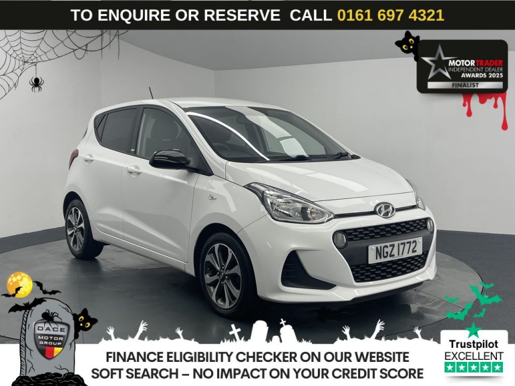 Used 2019 WHITE HYUNDAI I10 Hatchback 1.0 Play Hatchback 5dr Petrol Manual Euro 6 (67 ps) (reg. 2019-03-30) for sale in Manchester