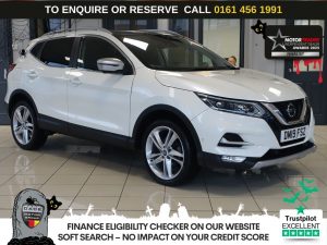 Used 2019 WHITE NISSAN QASHQAI SUV 1.3 DIG-T N-Motion SUV 5dr Petrol Manual Euro 6 (s/s) (140 ps) (reg. 2019-06-30) for sale in Wilmslow