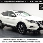 Used 2019 WHITE NISSAN QASHQAI SUV 1.3 DIG-T Tekna+ SUV 5dr Petrol Manual Euro 6 (s/s) (140 ps) (reg. 2019-04-27) for sale in Stockport