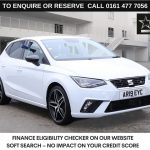 Used 2019 WHITE SEAT IBIZA Hatchback 1.0 TSI FR Sport Hatchback 5dr Petrol DSG Euro 6 (s/s) GPF (115 ps) (reg. 2019-07-31) for sale in Stockport