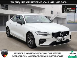 Used 2019 WHITE VOLVO S60 Saloon 2.0 T5 R-Design Plus Saloon 4dr Petrol Auto Euro 6 (s/s) (250 ps) (reg. 2019-09-10) for sale in Stockport