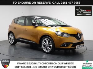 Used 2019 YELLOW RENAULT SCENIC MPV 1.3 TCe Iconic MPV 5dr Petrol Manual Euro 6 (s/s) (140 ps) (reg. 2019-03-01) for sale in Stockport