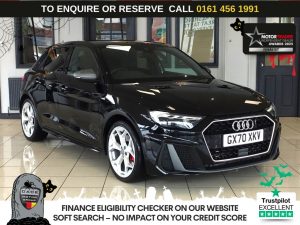 Used 2020 BLACK AUDI A1 Hatchback 2.0 TFSI 40 S line Competition Sportback 5dr Petrol S Tronic Euro 6 (s/s) (200 ps) (reg. 2020-09-10) for sale in Wilmslow