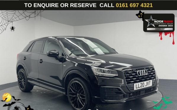 Used 2020 BLACK AUDI Q2 SUV 1.5 TFSI CoD 35 Black Edition SUV 5dr Petrol S Tronic Euro 6 (s/s) (150 ps) (reg. 2020-07-22) for sale in Manchester
