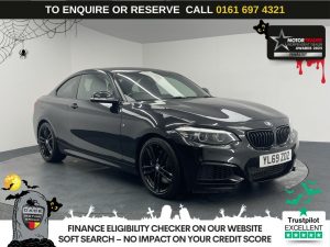 Used 2020 BLACK BMW 2 SERIES Coupe 1.5 218i GPF M Sport Coupe 2dr Petrol Auto Euro 6 (s/s) (136 ps) (reg. 2020-01-28) for sale in Manchester