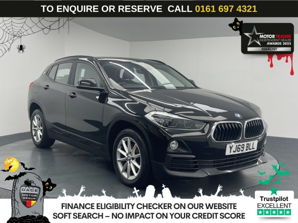 Used 2020 BLACK BMW X2 SUV 1.5 18i SE SUV 5dr Petrol DCT sDrive Euro 6 (s/s) (140 ps) (reg. 2020-01-31) for sale in Manchester