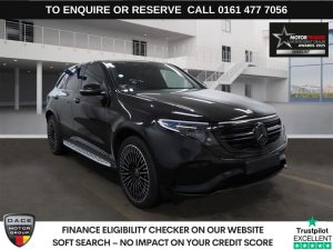 Used 2020 BLACK MERCEDES-BENZ EQC SUV EQC 400 80kWh AMG Line (Premium Plus) SUV 5dr Electric Auto 4MATIC (408 ps) (reg. 2020-11-17) for sale in Stockport