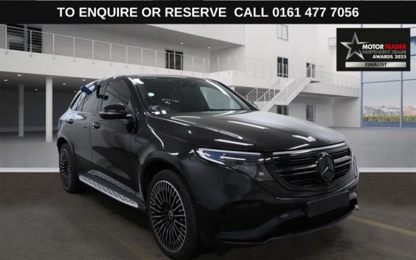 Used 2020 BLACK MERCEDES-BENZ EQC SUV EQC 400 80kWh AMG Line (Premium Plus) SUV 5dr Electric Auto 4MATIC (408 ps) (reg. 2020-11-17) for sale in Stockport