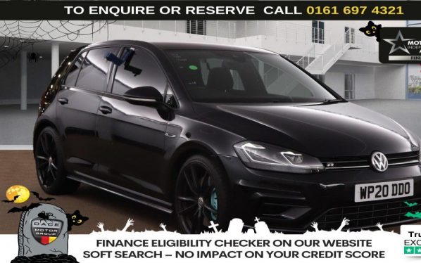 Used 2020 BLACK VOLKSWAGEN GOLF Hatchback 2.0 TSI R Hatchback 5dr Petrol DSG 4Motion Euro 6 (s/s) (300 ps) (reg. 2020-07-31) for sale in Manchester