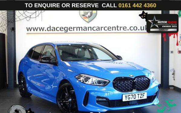 Used 2020 BLUE BMW 1 SERIES Hatchback 2.0 118d M Sport Hatchback 5dr Diesel Manual Euro 6 (s/s) (150 ps) (reg. 2020-09-24) for sale in Altrincham