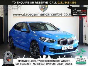 Used 2020 BLUE BMW 1 SERIES Hatchback 2.0 120d M Sport Hatchback 5dr Diesel Auto xDrive Euro 6 (s/s) (190 ps) (reg. 2020-12-31) for sale in Altrincham