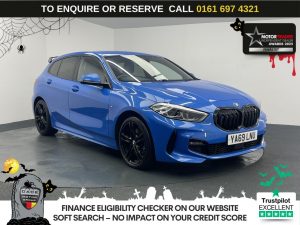 Used 2020 BLUE BMW 1 SERIES Hatchback 2.0 120d M Sport Hatchback 5dr Diesel Auto xDrive Euro 6 (s/s) (190 ps) (reg. 2020-01-21) for sale in Manchester