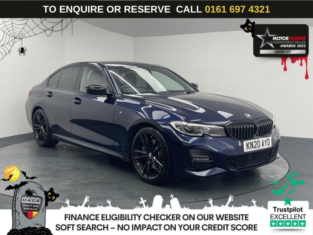 Used 2020 BLUE BMW 3 SERIES Saloon 2.0 320i M Sport Plus Edition Saloon 4dr Petrol Auto Euro 6 (s/s) (184 ps) (reg. 2020-06-11) for sale in Manchester