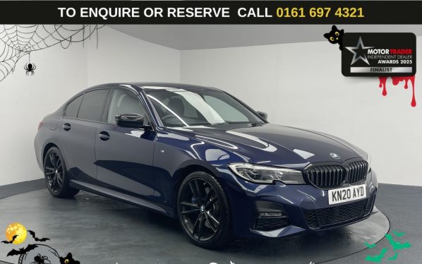 Used 2020 BLUE BMW 3 SERIES Saloon 2.0 320i M Sport Plus Edition Saloon 4dr Petrol Auto Euro 6 (s/s) (184 ps) (reg. 2020-06-11) for sale in Manchester
