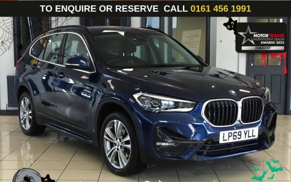 Used 2020 BLUE BMW X1 SUV 2.0 18d Sport SUV 5dr Diesel Manual sDrive Euro 6 (s/s) (150 ps) (reg. 2020-02-07) for sale in Wilmslow