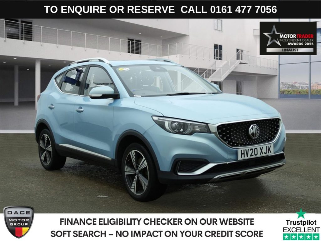 Used 2020 BLUE MG MG ZS SUV 44.5kWh Exclusive SUV 5dr Electric Auto (143 ps) (reg. 2020-08-18) for sale in Stockport