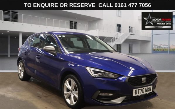 Used 2020 BLUE SEAT LEON Hatchback 1.4 eHybrid 12.8kWh FR Hatchback 5dr Petrol Plug-in Hybrid DSG Euro 6 (s/s) (204 ps) (reg. 2020-12-31) for sale in Stockport