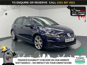 Used 2020 BLUE VOLKSWAGEN GOLF Hatchback 2.0 TSI GPF GTI Performance Hatchback 5dr Petrol DSG Euro 6 (s/s) (245 ps) (reg. 2020-03-01) for sale in Manchester