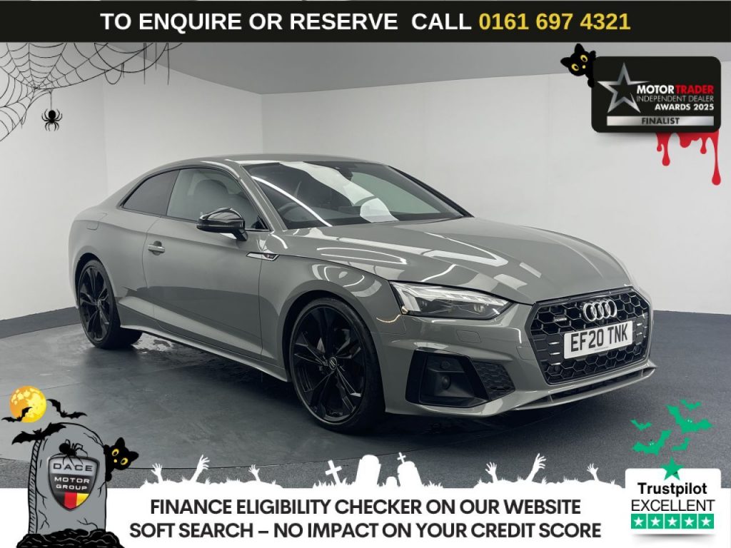 Used 2020 GREY AUDI A5 Coupe 2.0 TDI 40 Edition 1 Coupe 2dr Diesel S Tronic quattro Euro 6 (s/s) (190 ps) (reg. 2020-08-10) for sale in Manchester