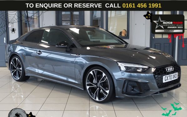 Used 2020 GREY AUDI A5 Coupe 2.0 TFSI 40 Edition 1 Coupe 2dr Petrol S Tronic Euro 6 (s/s) (204 ps) (reg. 2020-10-30) for sale in Wilmslow