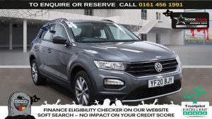 Used 2020 GREY VOLKSWAGEN T-ROC SUV 1.0 TSI GPF SE SUV 5dr Petrol Manual Euro 6 (s/s) (115 ps) (reg. 2020-07-08) for sale in Wilmslow