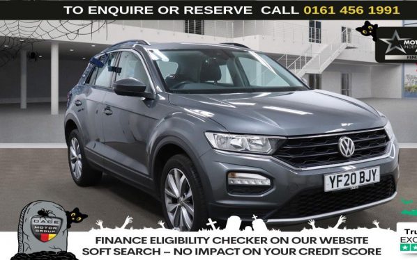 Used 2020 GREY VOLKSWAGEN T-ROC SUV 1.0 TSI GPF SE SUV 5dr Petrol Manual Euro 6 (s/s) (115 ps) (reg. 2020-07-08) for sale in Wilmslow