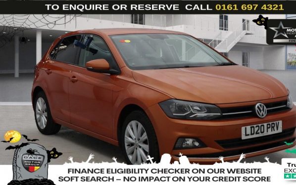 Used 2020 ORANGE VOLKSWAGEN POLO Hatchback 1.0 TSI GPF SEL Hatchback 5dr Petrol DSG Euro 6 (s/s) (115 ps) (reg. 2020-03-24) for sale in Manchester