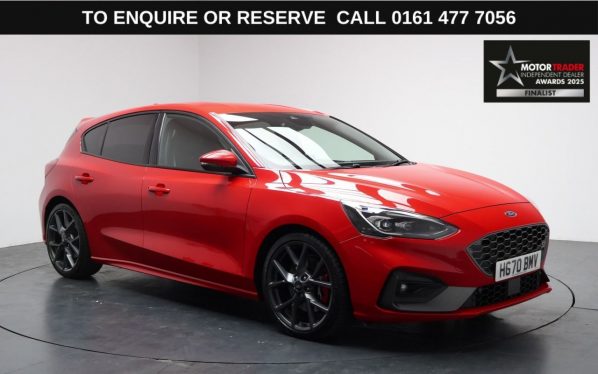 Used 2020 RED FORD FOCUS Hatchback 2.3T EcoBoost ST Hatchback 5dr Petrol Manual Euro 6 (s/s) (280 ps) (reg. 2020-09-05) for sale in Stockport