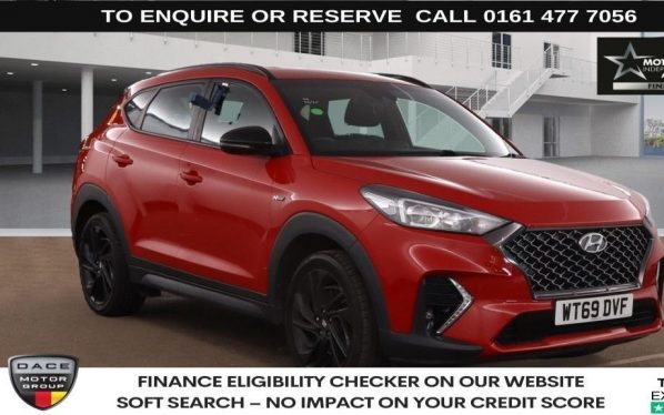 Used 2020 RED HYUNDAI TUCSON SUV 1.6 T-GDi N Line SUV 5dr Petrol Manual Euro 6 (s/s) (177 ps) (reg. 2020-02-20) for sale in Stockport