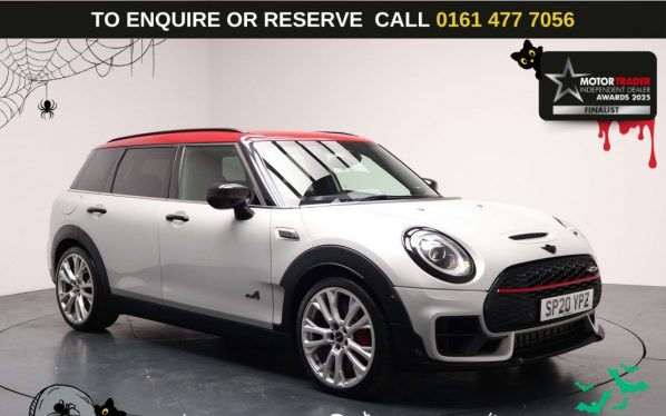 Used 2020 SILVER MINI CLUBMAN Estate 2.0 John Cooper Works Estate 6dr Petrol Steptronic ALL4 Euro 6 (s/s) (306 ps) (reg. 2020-06-19) for sale in Stockport