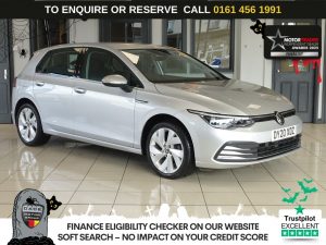 Used 2020 SILVER VOLKSWAGEN GOLF Hatchback 1.5 eTSI MHEV Style Hatchback 5dr Petrol Hybrid DSG Euro 6 (s/s) (150 ps) (reg. 2020-06-10) for sale in Wilmslow