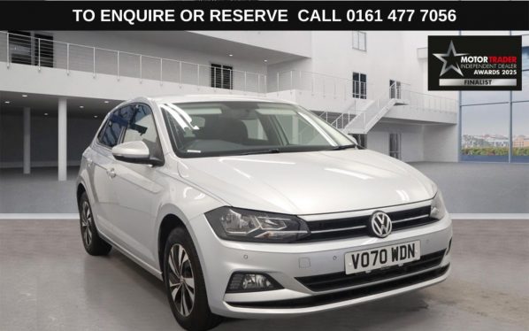 Used 2020 SILVER VOLKSWAGEN POLO Hatchback 1.0 TSI Match Hatchback 5dr Petrol DSG Euro 6 (s/s) (95 ps) (reg. 2020-09-30) for sale in Stockport