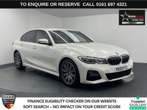Used 2020 WHITE BMW 3 SERIES Saloon 2.0 320d M Sport Saloon 4dr Diesel Auto Euro 6 (s/s) (190 ps) (reg. 2020-02-18) for sale in Manchester