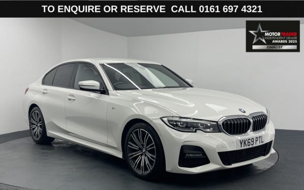 Used 2020 WHITE BMW 3 SERIES Saloon 2.0 320d M Sport Saloon 4dr Diesel Auto Euro 6 (s/s) (190 ps) (reg. 2020-02-18) for sale in Manchester