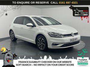 Used 2020 WHITE VOLKSWAGEN GOLF Hatchback 1.5 TSI EVO Match Edition Hatchback 5dr Petrol DSG Euro 6 (s/s) (150 ps) (reg. 2020-07-25) for sale in Manchester