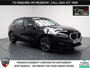 Used 2021 BLACK BMW 1 SERIES Hatchback 1.5 116d Sport Hatchback 5dr Diesel Manual Euro 6 (s/s) (116 ps) (reg. 2021-03-01) for sale in Stockport