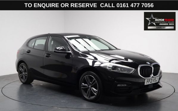 Used 2021 BLACK BMW 1 SERIES Hatchback 1.5 116d Sport Hatchback 5dr Diesel Manual Euro 6 (s/s) (116 ps) (reg. 2021-03-01) for sale in Stockport