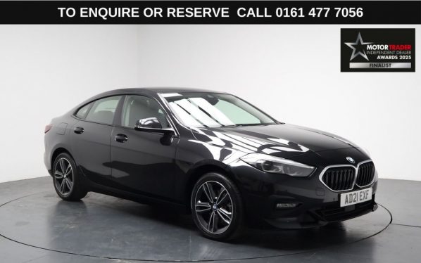 Used 2021 BLACK BMW 2 SERIES GRAN COUPE Saloon 2.0 218d Sport (LCP) Saloon 4dr Diesel Auto Euro 6 (s/s) (150 ps) (reg. 2021-07-30) for sale in Stockport