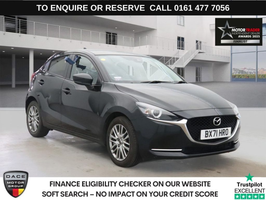 Used 2021 BLACK MAZDA MAZDA2 Hatchback 1.5 e-SKYACTIV G MHEV MHEV GT Sport Hatchback 5dr Petrol Manual Euro 6 (s/s) (90 ps) (reg. 2021-09-11) for sale in Stockport