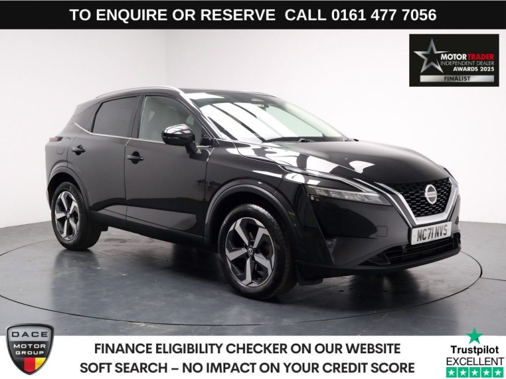 Used 2021 BLACK NISSAN QASHQAI SUV 1.3 DIG-T MHEV Premiere Edition SUV 5dr Petrol Hybrid Manual Euro 6 (s/s) (140 ps) (reg. 2021-10-20) for sale in Stockport