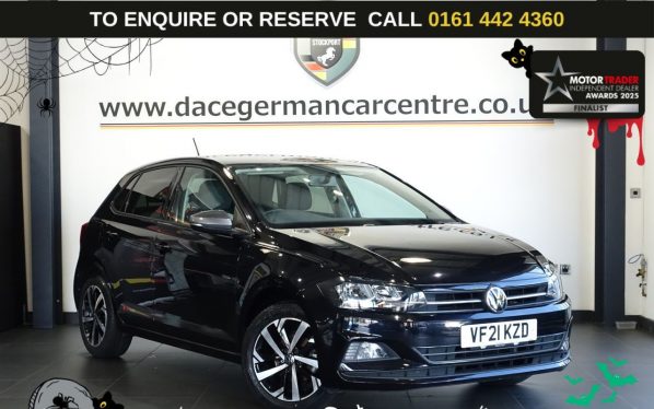 Used 2021 BLACK VOLKSWAGEN POLO Hatchback 1.0 EVO beats Hatchback 5dr Petrol Manual Euro 6 (s/s) (80 ps) (reg. 2021-07-31) for sale in Altrincham