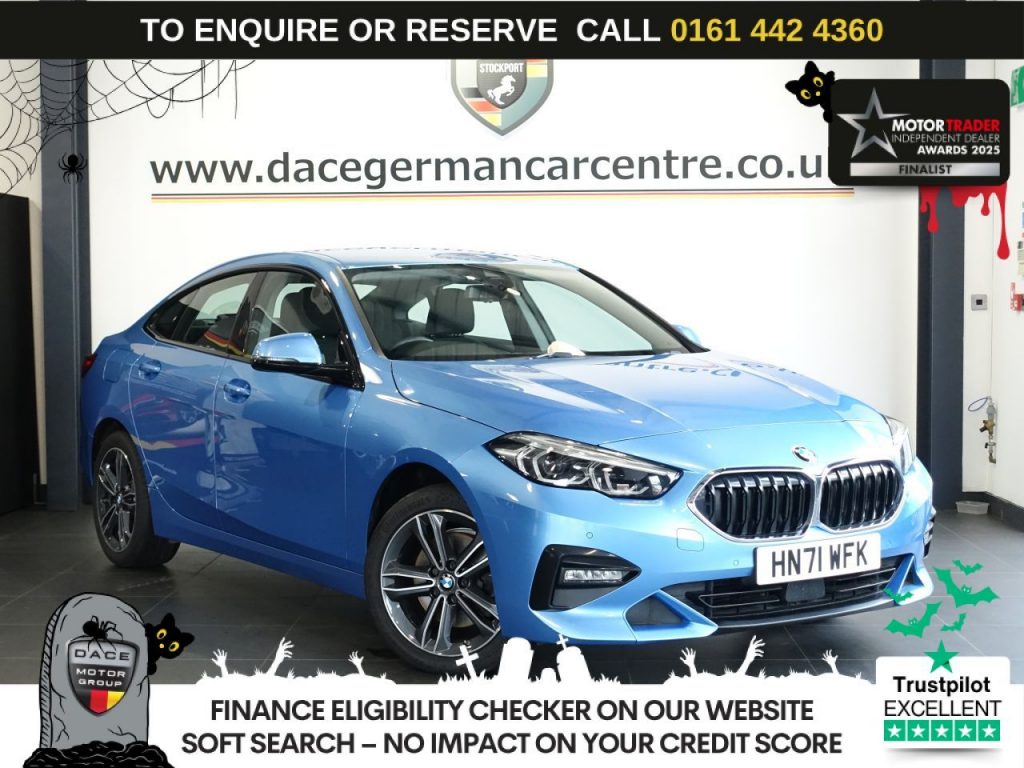 Used 2021 BLUE BMW 2 SERIES GRAN COUPE Saloon 2.0 218d Sport (LCP) Saloon 4dr Diesel Manual Euro 6 (s/s) (150 ps) £1140 EXTRAS (reg. 2021-10-28) for sale in Altrincham