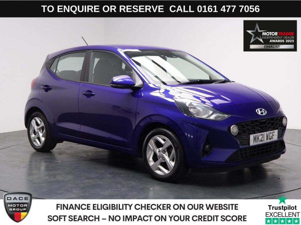 Used 2021 BLUE HYUNDAI I10 Hatchback 1.2 SE Connect Hatchback 5dr Petrol Manual Euro 6 (s/s) (84 ps) (reg. 2021-07-22) for sale in Stockport