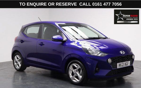 Used 2021 BLUE HYUNDAI I10 Hatchback 1.2 SE Connect Hatchback 5dr Petrol Manual Euro 6 (s/s) (84 ps) (reg. 2021-07-22) for sale in Stockport
