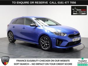 Used 2021 BLUE KIA CEED Hatchback 1.5 T-GDi GT-Line Hatchback 5dr Petrol Manual Euro 6 (s/s) (158 bhp) (reg. 2021-06-30) for sale in Stockport