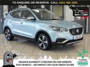 Used 2021 BLUE MG MG ZS SUV 44.5kWh Exclusive SUV 5dr Electric Auto (143 ps) (reg. 2021-05-28) for sale in Wilmslow